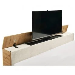 Loftscape Boxspringbett Sydney II - Webstoff Raya: Creme -Deutschland Betten Verkäufe 2022 1000352990 220602 040 DETAILS P000000001000352990