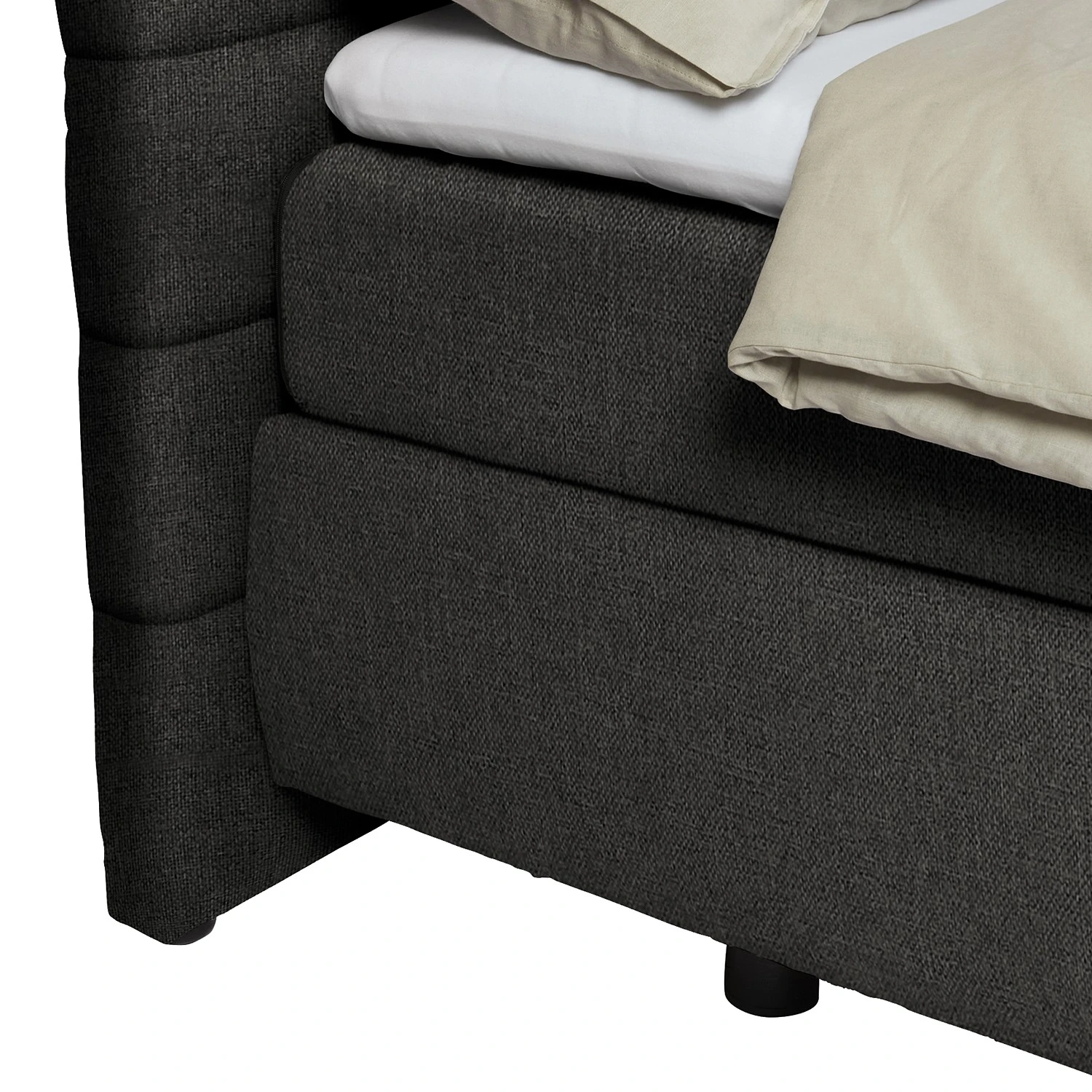 Tom Tailor Boxspringbett Soft Lines Box - Stoff TBO: 9 anthrazite - 180 x 200cm - H3 7 Tom Tailor Boxspringbett Soft Lines Box - Stoff TBO: 9 anthrazite - 180 x 200cm - H3 – Bild 5