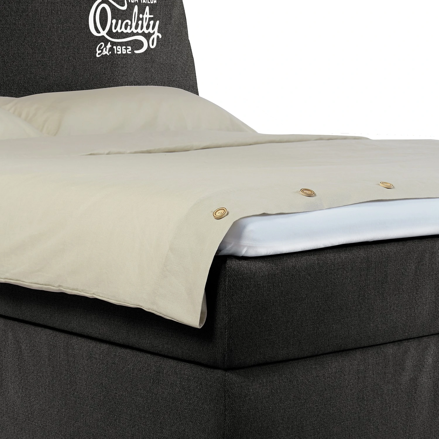 Tom Tailor Boxspringbett Soft Lines Box - Stoff TBO: 9 anthrazite - 180 x 200cm - H3 8 Tom Tailor Boxspringbett Soft Lines Box - Stoff TBO: 9 anthrazite - 180 x 200cm - H3 – Bild 6