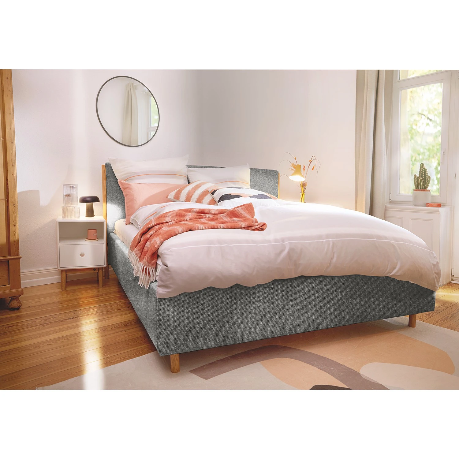 Tom Tailor Polsterbett California Bed - Chenille GCP: 106 denim - 200 x 200cm - Ohne Matratze 4 Tom Tailor Polsterbett California Bed - Chenille GCP: 106 denim - 200 x 200cm - Ohne Matratze – Bild 2