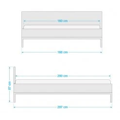 Neue Modular Massivholzbett Seveso - 160 x 200cm -Deutschland Betten Verkäufe 2022 1000356566 220824 500 SKETCH DETAILS P000000001000356566 sketch
