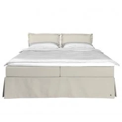 Tom Tailor Boxspringbett Cushion Box - Stoff TBO: 39 powder grey - 200 x 200cm - Doppelmatratze H2/H3 -Deutschland Betten Verkäufe 2022 1000359420 220706 030 DETAILS P000000001000359420