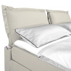 Tom Tailor Boxspringbett Cushion Box - Stoff TBO: 39 powder grey - 200 x 200cm - Doppelmatratze H2/H3 -Deutschland Betten Verkäufe 2022 1000359420 220706 040 DETAILS P000000001000359420