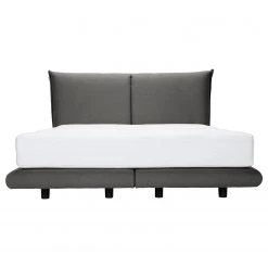 Tom Tailor Boxspringbett Soho Pillow - Webstoff - Stoff TBO: 19 woven grey - 200 x 200cm - H2 - Unifarben -Deutschland Betten Verkäufe 2022 1000360028 220705 040 DETAILS P000000001000360028
