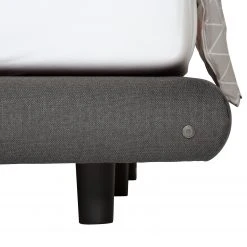 Tom Tailor Boxspringbett Soho Pillow - Webstoff - Stoff TBO: 19 woven grey - 200 x 200cm - H2 - Unifarben -Deutschland Betten Verkäufe 2022 1000360028 220705 052 DETAILS P000000001000360028