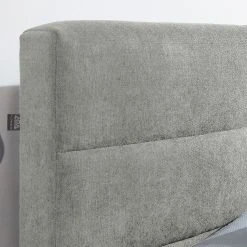 Trendline by ADA Boxspringbett Jonna - Chenille TBS: 69 Achatgrau - 120 x 200cm - H3 -Deutschland Betten Verkäufe 2022 1000360245 220804 032 DETAILS P000000001000360245