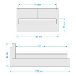 Loftscape Polsterbett Ilay - Creme - 140 x 200cm 17 Loftscape Polsterbett Ilay - Creme - 140 x 200cm -Deutschland Betten Verkäufe 2022 1000360471 220729 500 SKETCH DETAILS P000000001000360471 sketch