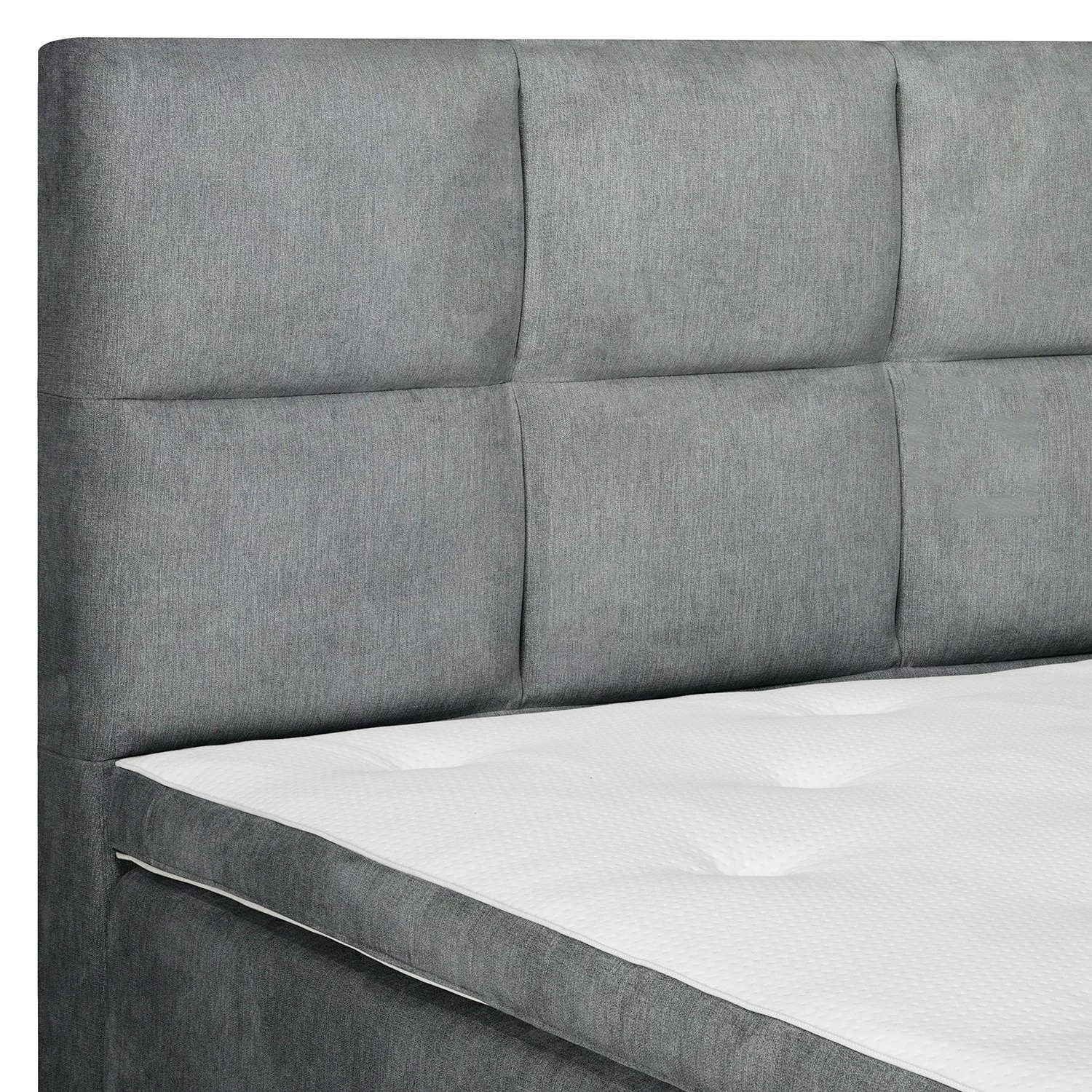Loftscape Boxspringbett Sari II - Flachgewebe Oriella: Grau - 180 x 200cm 7 Loftscape Boxspringbett Sari II - Flachgewebe Oriella: Grau - 180 x 200cm – Bild 5
