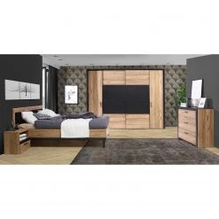 Loftscape Bettgestell Franken I - Catania Eicke Dekor / Schwarz Matt - 180 x 200cm -Deutschland Betten Verkäufe 2022 1000361675 220826 021 MOOD DETAILS P000000001000361675 mood