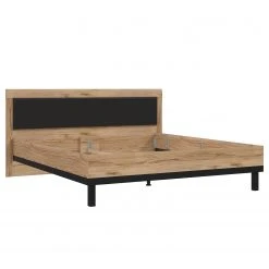 Loftscape Bettgestell Franken I - Catania Eicke Dekor / Schwarz Matt - 180 x 200cm -Deutschland Betten Verkäufe 2022 1000361675 220826 031 DETAILS P000000001000361675