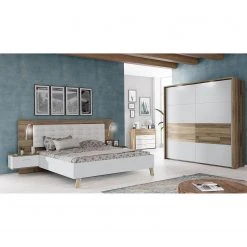 Loftscape Bettanlage Rye - Stabeiche Dekor/Weiß matt - 180 x 200cm -Deutschland Betten Verkäufe 2022 1000361847 220824 021 MOOD DETAILS P000000001000361847 mood