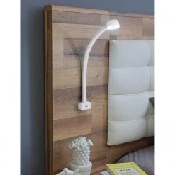 Loftscape Bettanlage Rye - Stabeiche Dekor/Weiß matt - 180 x 200cm -Deutschland Betten Verkäufe 2022 1000361847 220824 080 DETAILS P000000001000361847