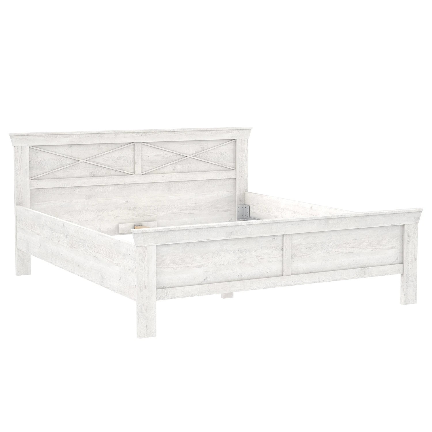 Loftscape Bettgestell Norrberg - Pinie Weiß Dekor 5 Loftscape Bettgestell Norrberg - Pinie Weiß Dekor – Bild 3