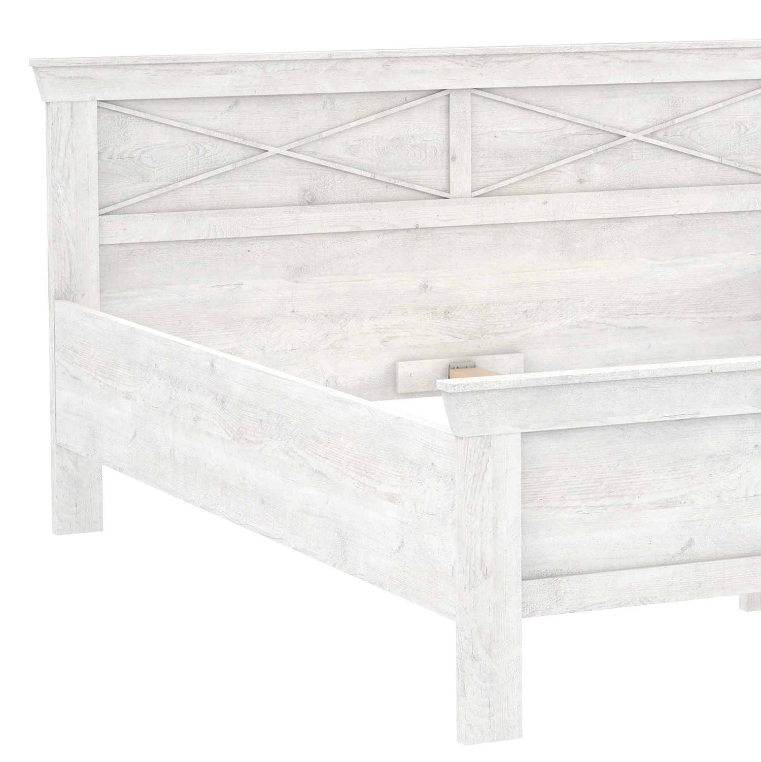 Loftscape Bettgestell Norrberg - Pinie Weiß Dekor 7 Loftscape Bettgestell Norrberg - Pinie Weiß Dekor – Bild 5