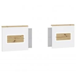 Loftscape Bettgestell Olivee - Hochglanz Weiß /Braun -Deutschland Betten Verkäufe 2022 1000365834 220909 041 DETAILS P000000001000365834