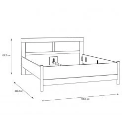 Loftscape Bettgestell Riecce - 180 x 200cm -Deutschland Betten Verkäufe 2022 1000365841 220909 500 SKETCH DETAILS P000000001000365841 sketch