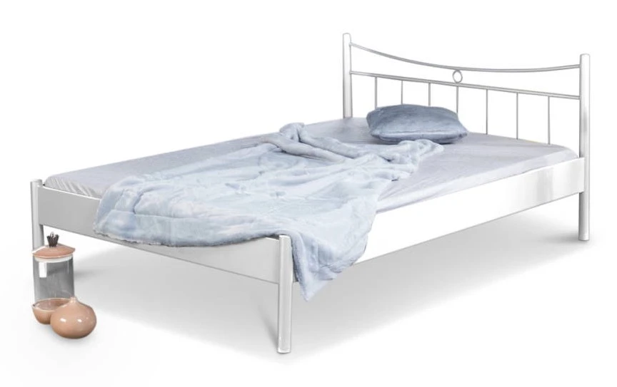 EINRICHTEN24 Metallbett Lucy weiß - Breite: 100 cm 3 EINRICHTEN24 Metallbett Lucy weiß - Breite: 100 cm