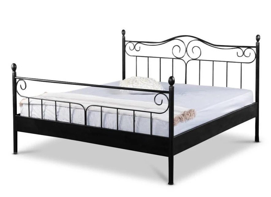 EINRICHTEN24 Metallbett Virgina schwarz - 160 x 200 cm 3 EINRICHTEN24 Metallbett Virgina schwarz - 160 x 200 cm