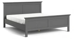 Ebuy24 Venedig doppelbett 180x200 cm, matt - Venedig doppelbett 180x200 cm, matt grau.