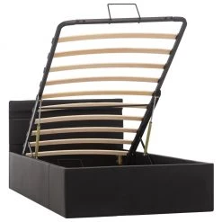 VidaXL Stauraumbett Hydraulisch mit LED - vidaXL Stauraumbett Hydraulisch mit LED Schwarz Kunstleder 90×200 cm -Deutschland Betten Verkäufe 2022 1db62363223d4d6686cd262d244e1318