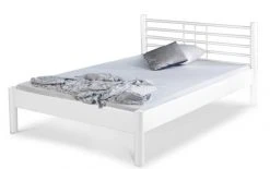 EINRICHTEN24 Metallbett Mia weiß - 160 x 200 cm