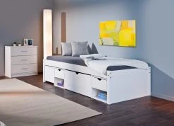 Ebuy24 Timm Bett 90x200 - Timm Bett 90x200 cm, weiss. -Deutschland Betten Verkäufe 2022 22a273dc463449b0959670f154c31457