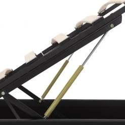 VidaXL Stauraumbett Hydraulisch mit LED - vidaXL Stauraumbett Hydraulisch mit LED Schwarz Kunstleder 140×200 cm -Deutschland Betten Verkäufe 2022 2568d30c51964a3981dde25ee3a2d849