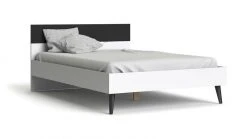 Ebuy24 Napoli Doppelbett 140x200 - Schwarz