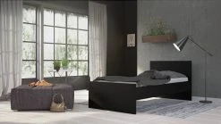 Dmora Bettgestell in schwarzer Holzoptik -Deutschland Betten Verkäufe 2022 34a9d912332f43bfafa46e2fd11144fa