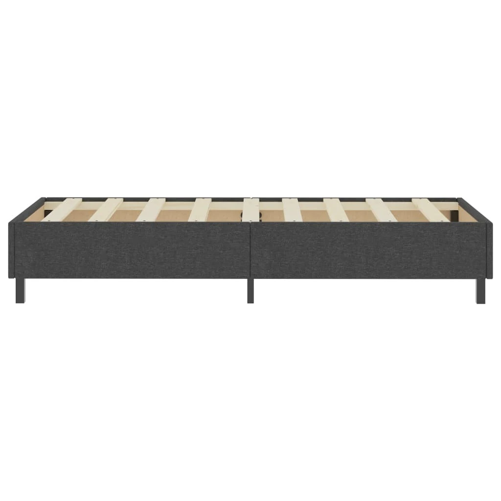 VidaXL Boxspringbett Dunkelgrau Stoff - vidaXL Boxspringbett Dunkelgrau Stoff 90x200 cm 11 VidaXL Boxspringbett Dunkelgrau Stoff - vidaXL Boxspringbett Dunkelgrau Stoff 90x200 cm – Bild 9