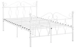 En.casa Metallbett Abolda - Breite: 125 cm