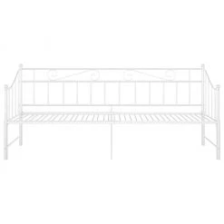 VidaXL Schlafsofa-Gestell - vidaXL Ausziehsofa Bettgestell Weiß Metall 90x200 cm -Deutschland Betten Verkäufe 2022 37d361b80c704afd86ee29f9ad7d9b0c