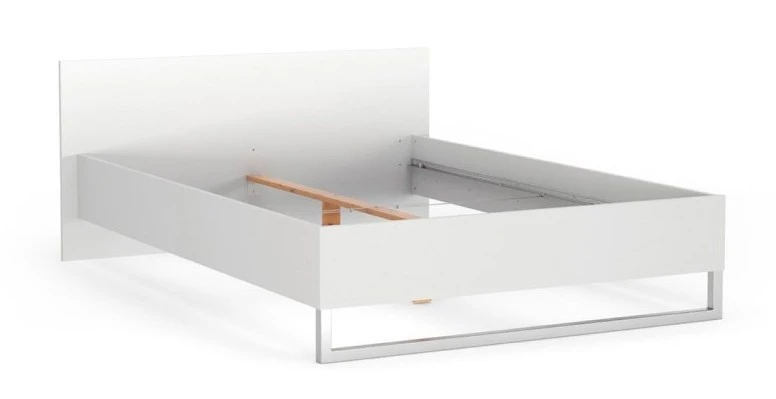 Ebuy24 Stina Bett 160 - Glas Weiß 4 Ebuy24 Stina Bett 160 - Glas Weiß – Bild 2