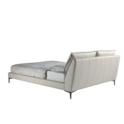 ANGEL CERDA Polsterbett aus grauem Kunstleder -Deutschland Betten Verkäufe 2022 396fc341029840019fc7a199d584cdac