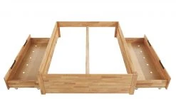 TaBoLe Möbel Massivholzbett "Santos" mit Bettkasten - Breite: 180 cm - 2 Bettkästen - Mit Bettkasten -Deutschland Betten Verkäufe 2022 3ab2e0ff2e0c4b4bbae21e4eb5d43caf