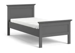 Ebuy24 Venedig Bett 90x200 - Venedig Bett 90x200 matt grau.