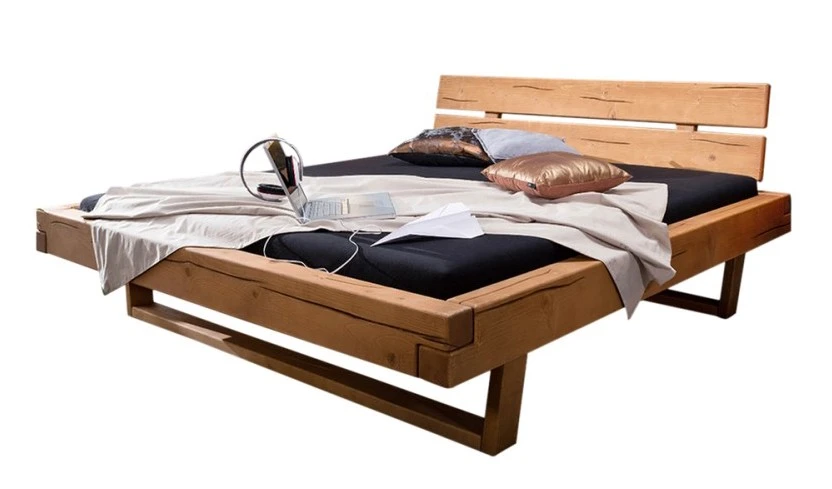 KAWOLA Balkenbett MALA Kiefer massiv - Breite: 162 cm 3 KAWOLA Balkenbett MALA Kiefer massiv - Breite: 162 cm