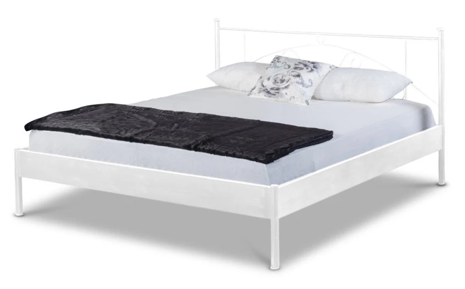 EINRICHTEN24 Metallbett Lena weiß - Breite: 160 cm 3 EINRICHTEN24 Metallbett Lena weiß - Breite: 160 cm