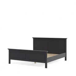 Ebuy24 Venedig Bett Doppelbett 180x200 cm, - Venedig Bett Doppelbett 180x200 cm, mattgrau.