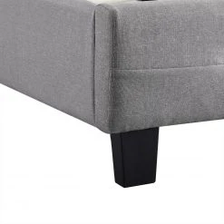 CARO-Möbel Polsterbett OHIO 90x200 cm - Grau 11 CARO-Möbel Polsterbett OHIO 90x200 cm - Grau -Deutschland Betten Verkäufe 2022 44c7c128a5a749cb8396658090446d31