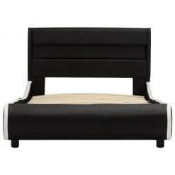 VidaXL Bettgestell - vidaXL Bettgestell mit LED Schwarz Kunstleder 90x200 cm -Deutschland Betten Verkäufe 2022 4965f233e20a4383a993a102d8143cc3