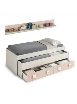 Dmora Bettgestell mit zweitem Ausziehbett mit -Deutschland Betten Verkäufe 2022 4faafa5da4be454caea41f227f523c9d