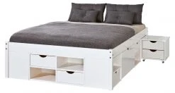 Ebuy24 Timm Bett 160x200 - Timm Bett 160x200 cm, weiss.