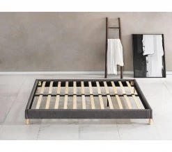 Sensoreve Bettgestell aus grauem Stoff 160x200cm -Deutschland Betten Verkäufe 2022 587a566a98d442609e359b7b8449572d