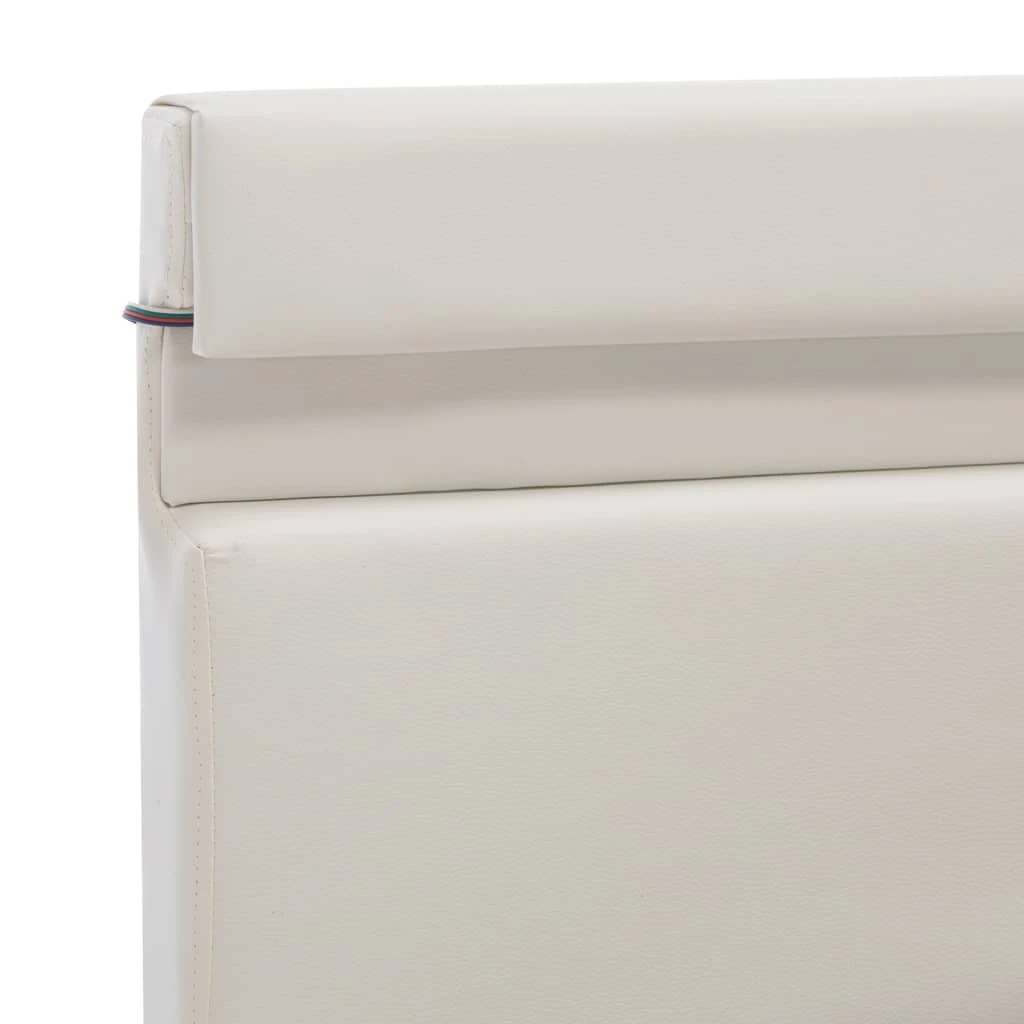 VidaXL Stauraumbett Hydraulisch mit LED - vidaXL Stauraumbett Hydraulisch mit LED Weiß Kunstleder 90×200 cm 11 VidaXL Stauraumbett Hydraulisch mit LED - vidaXL Stauraumbett Hydraulisch mit LED Weiß Kunstleder 90×200 cm – Bild 9