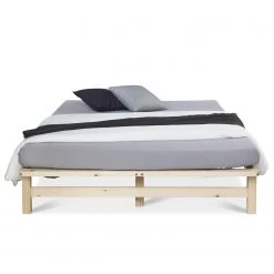 Homestyle4u Holzbett Palettenbett 140x200 Natur -Deutschland Betten Verkäufe 2022 5efef7816aaa4c098f6eecc51d502ddb