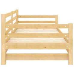 VidaXL Tagesbett - vidaXL Tagesbett Ausziehbar Kiefer Massivholz 2x(90x200) cm -Deutschland Betten Verkäufe 2022 5f775bb26b614e23b35d883c7c831d14