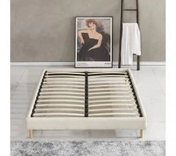 Sensoreve Bettgestell aus weißem Stoff 160x200cm -Deutschland Betten Verkäufe 2022 6ad3f3225fce4ba9bda739b49e0c0ed6