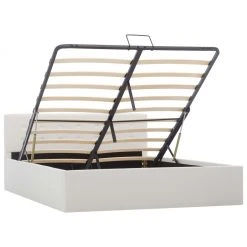 VidaXL Stauraumbett Hydraulisch Kunstleder - vidaXL Stauraumbett Hydraulisch Weiß Kunstleder 140×200 cm -Deutschland Betten Verkäufe 2022 6b093ad4ea0343ef93b82c73077d2421