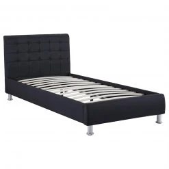 CARO-Möbel Polsterbett CANNES 90x200 cm - Schwarz -Deutschland Betten Verkäufe 2022 6fca482f27d64ca09b7e59ba4c7bec91